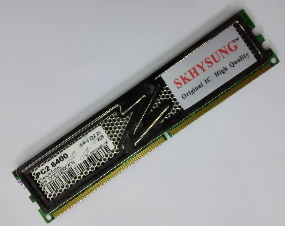 Бесплатная доставка SKHYSUNG Titanium Edition 2 ГБ/4 ГБ (2GBx2)/8 (2GBx4) Комплект DDR2 800 МГц OCZ Памяти