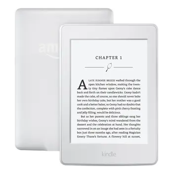 Kindle Paperwhite-lector inalámbrico de tinta electrónica, pantalla con WIFI, luz de 6 ", con retroiluminación incorporada, color blanco, 4GB, envío gratis