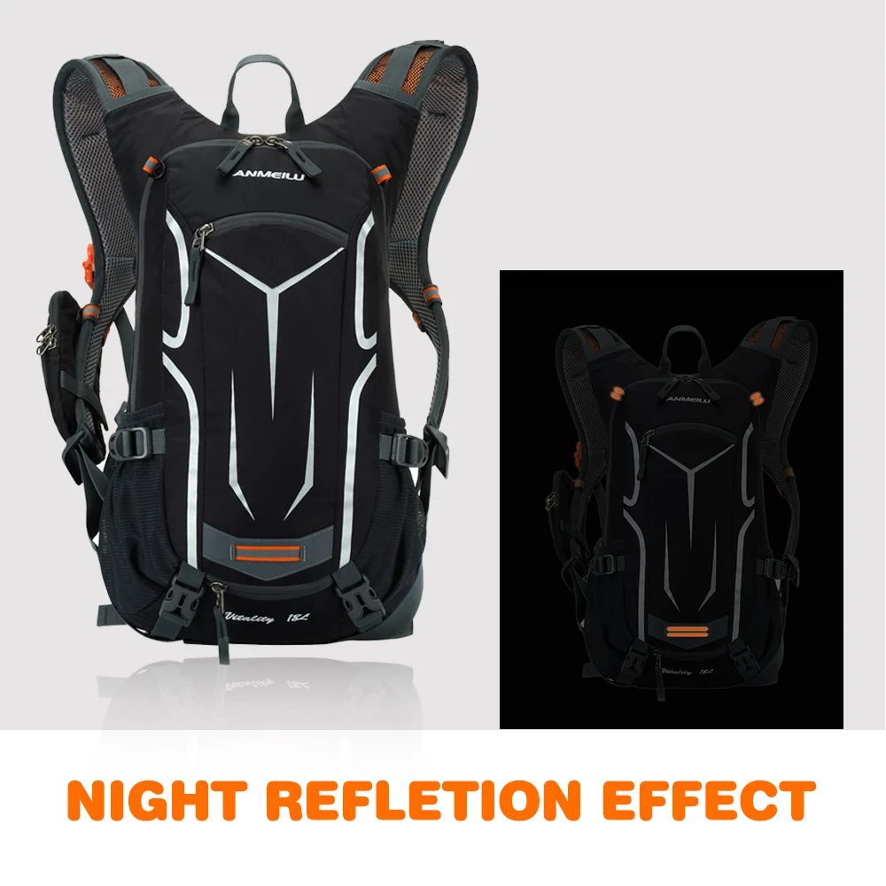 Perfect Lixada 18L Bike Cycling Bags Outdoor Rucksack Hydration Pack Water Knapsack Bicycle Bag with Rain Cover bike accessories 1