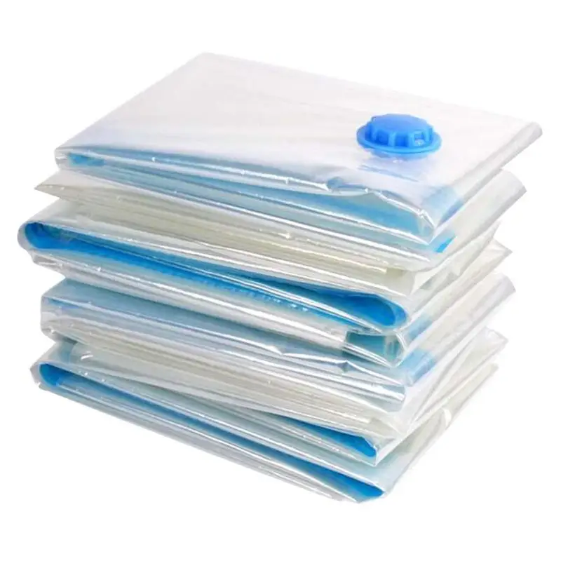 Size S/M/L/XL/XXL Vacuum Compression Bag Transparent Thicker Storage