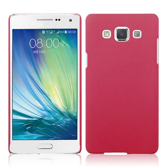 Гибридный жесткий чехол для Samsung Galaxy A3 A5 A7 A8 A9 2016 2017 версия Чехол из матовой кожи