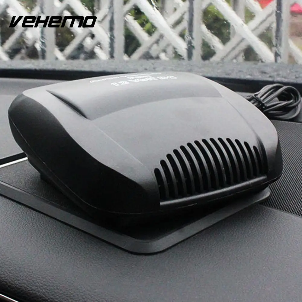 Vehemo DC 12V Black Demister Automobile Defroster Heater Fan Quick-Heating Cooler Electric Snow Melter | Автомобили и мотоциклы