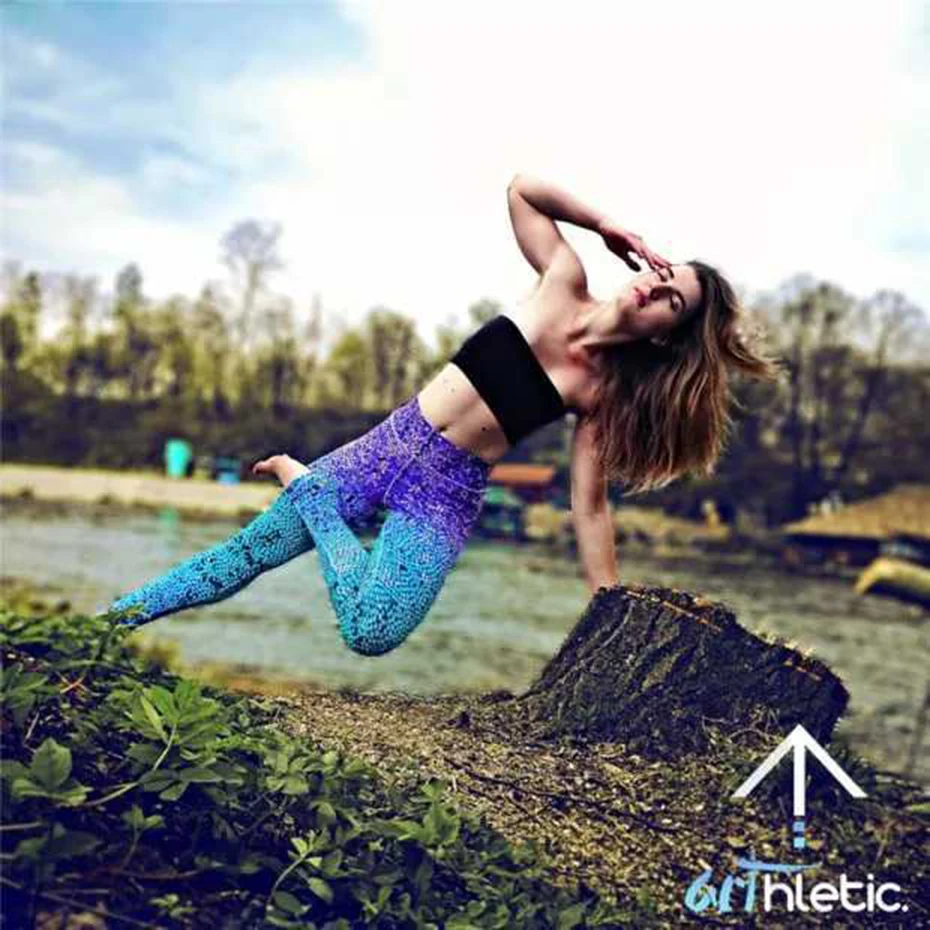 Женские брюки для йоги в стиле русалки, спортивные Леггинсы, обтягивающие женские бесшовные легинсы для занятий фитнесом, эластичные штаны для тренировок и бега