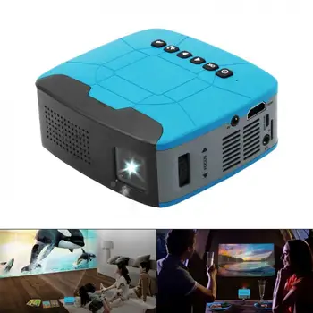 

U20 116 Inch Mini LED Multimedia Projector 320 x 240 Resolution 500 Lumen with Short Focus Design for Home and Entertainment