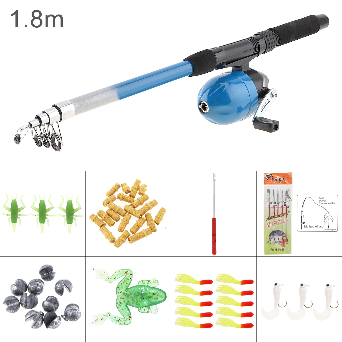 1.8 متر الصيد قضيب بكرة خط كومبو كاملة أطقم مع الكارب الصيد السحر لينة الطعم الصيد تعويم قطب الرصاص الوزن الخ أداة مجموعة 1.8 متر الصيد قضيب بكرة خط كومبو كاملة أطقم مع الكارب الصيد السحر لينة الطعم الصيد تعويم قطب الرصاص الوزن الخ أداة مجموعة