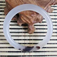 Чистый натуральный высокий ледяной халцедон Агат браслет Ретро ювелирные изделия аксессуары из драгоценных камней подарки оптом