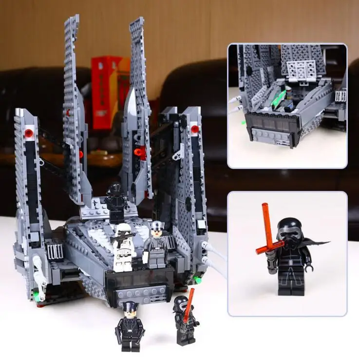 

L Model Compatible with Lego L05006 1053pcs Kylo Models Building Kits Blocks Toys Hobby Hobbies For Boys Girls