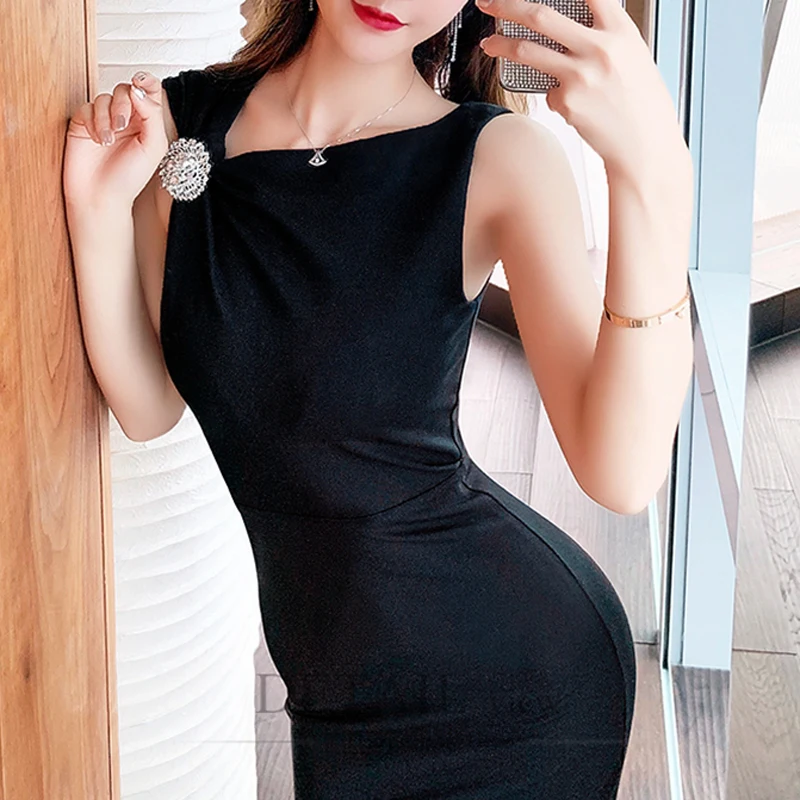INDRESSME Новое поступление сексуальные вечерние с плеча длиной до колена асимметричное, с короткими рукавами Шеи женское летнее Бандажное платье