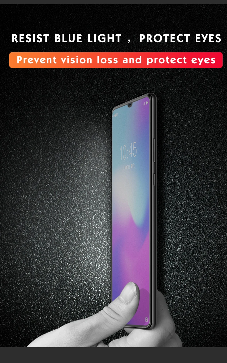 2 шт/партия матовое закаленное стекло для Xiaomi redmi NOTE 8 pro note 7 протектор экрана для redmi NOTE 8 анти-синее закаленное стекло