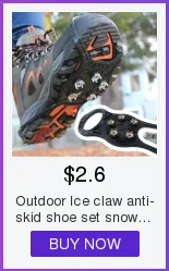 Outdoor 18 teeth 430 stainless steel claw welding snow hiking shoes nail climbing ice anti-skid shoe cover