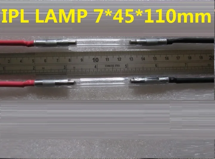 

7*45*110mm IPL Xenon lamp/E-light flash lamp/laser Xenon lamp for sale