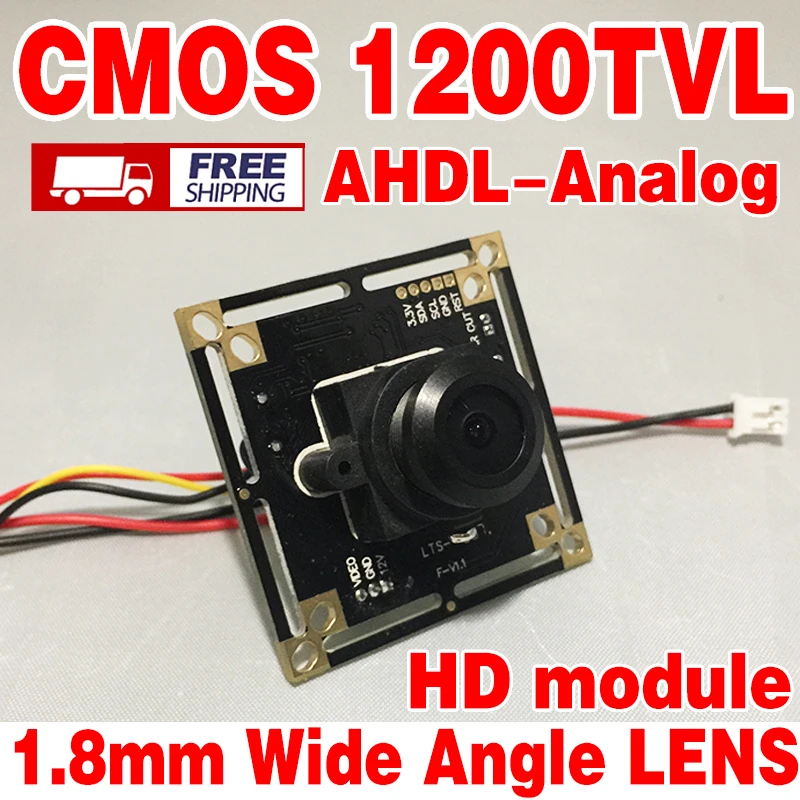 

Big Sale! HD Color 1/4"CMOS FH8510+BY3006 Analog 1200TVL 960P CBVS Finished Monitor chip module 3.6mm 3.0mp lens ir-cut cable