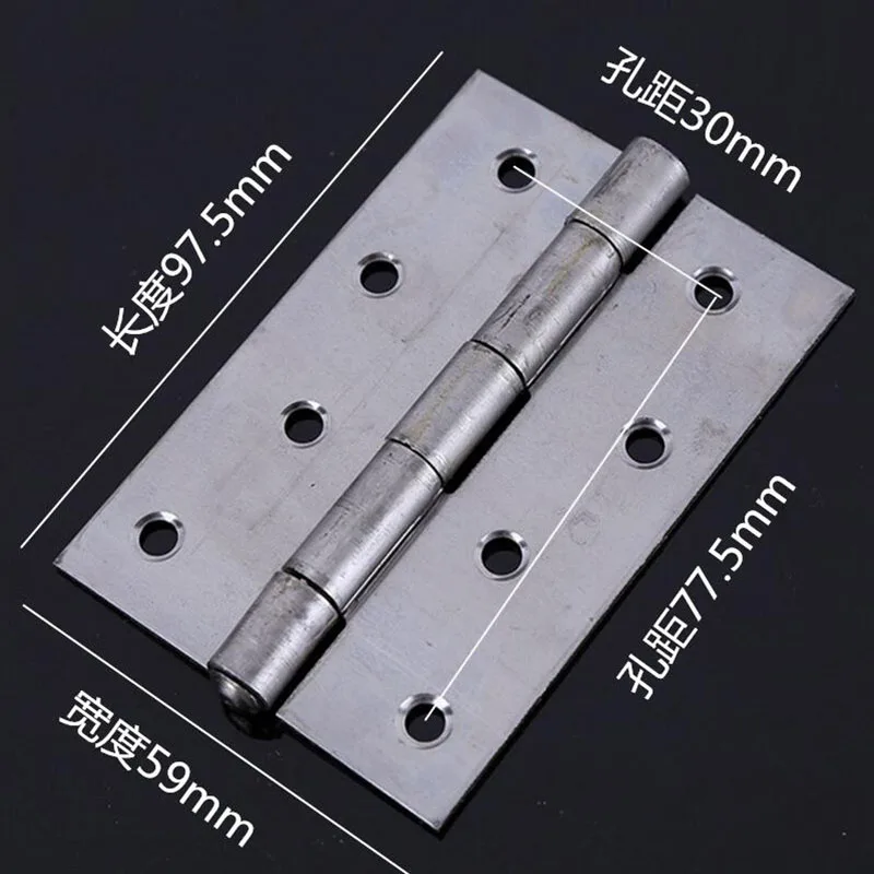 4 inch iron Hinge ordinary welding wooden door Hinge X3in Door Hinges from Home Improvement on