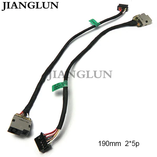 Jianglun 5X Новый DC Мощность Jack с кабелем проводов для HP зависть TouchSmart 15 P/n: 713705-SD4 |