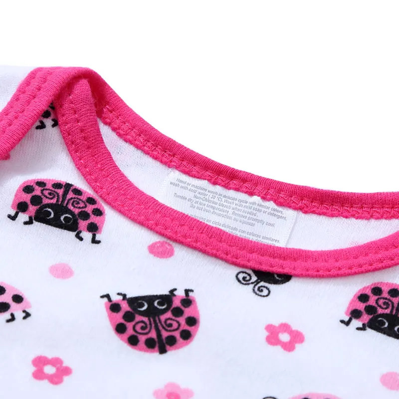 Cute Newborn Baby Girl  Baby Bodysuit Newborn Print Body Suit Fashion Summer Children Girl Boy Short Sleeve children set short  (8)