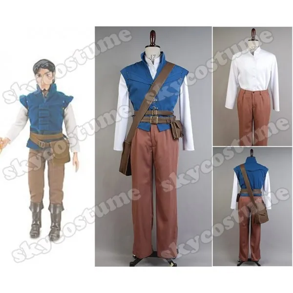tangled prince flynn rider eugene fitzherbert cosplay costume outfit adult halloween carnival costumes