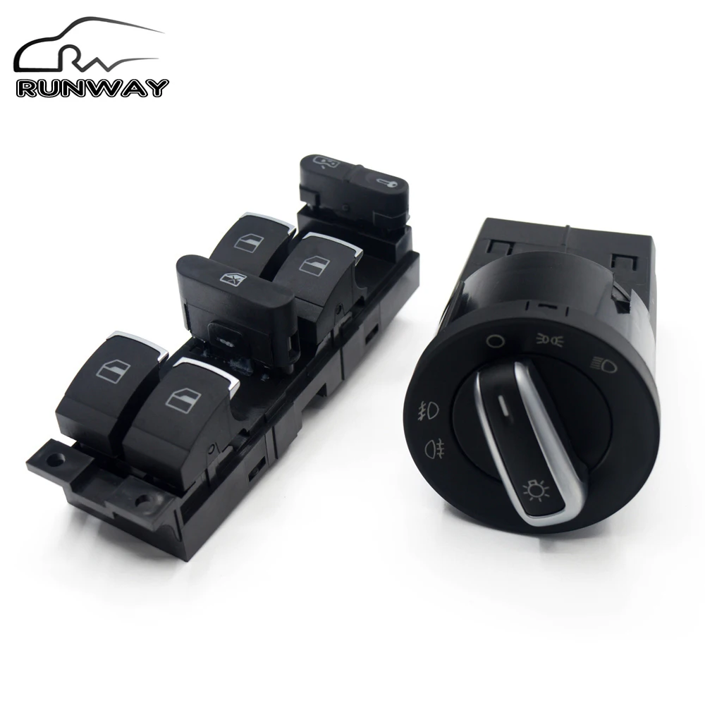 Переключатель фар переключатель окна для VW 99-04 GTI Golf 4 Jetta MK4 BORA BEETLE Passat B5 B5.5 3BD 941 531 3BD 959 857