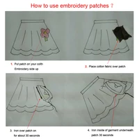 10/20pcs Random Cartoon Embroidered Patch Set - Cute Iron-On & Sew-On Applique for Clothes - Image 5