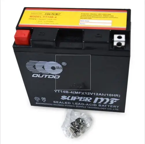 Аккумулятор AGM для Hyosung GV650 SE 650cc/ ST7 700cc 12 В 12ah|battery for|batteries batteriesbattery battery |