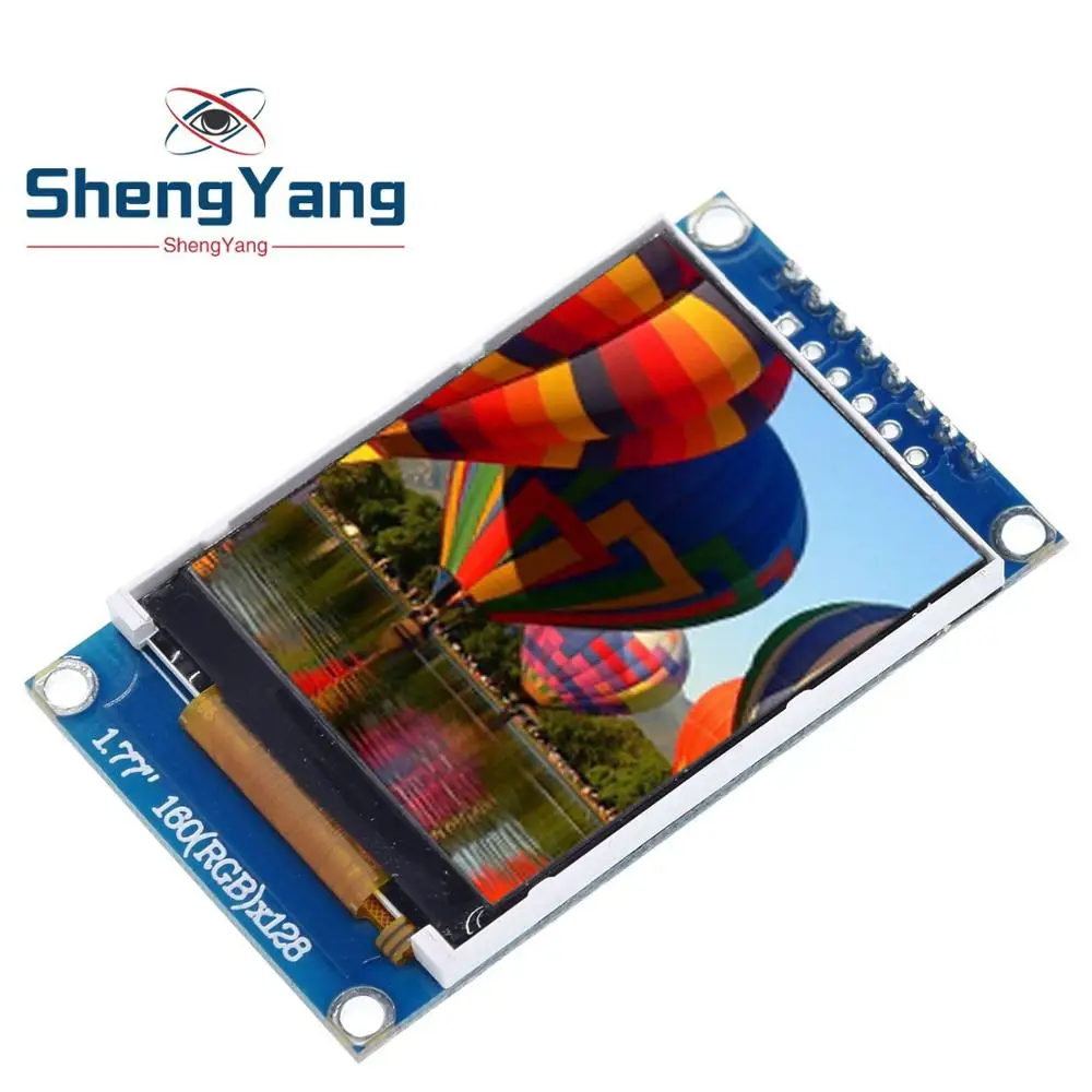 ShengYang 1 шт. 1,77 дюймов TFT lcd экран 128*160 1,77 TFTSPI TFT цветной экран модуль последовательного порта