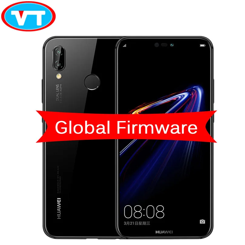 Huawei P20 Lite Nova 3e 4G 64G мобильный телефон Восьмиядерный 5 84 дюймов 2280*1080P 16 МП/24 МП
