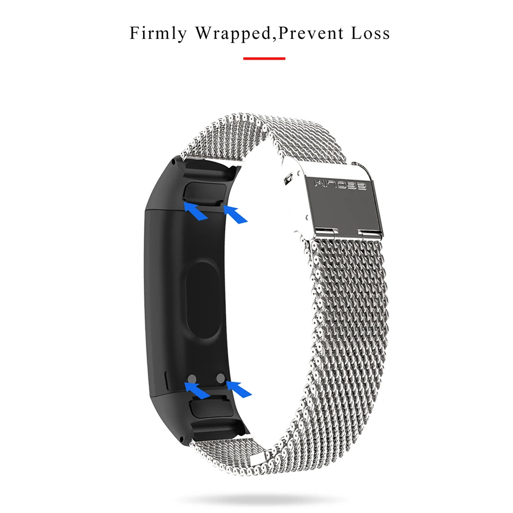 Металлический ремешок Torntisc huawei Honor Band 4 5 съемный браслет из нержавеющей стали