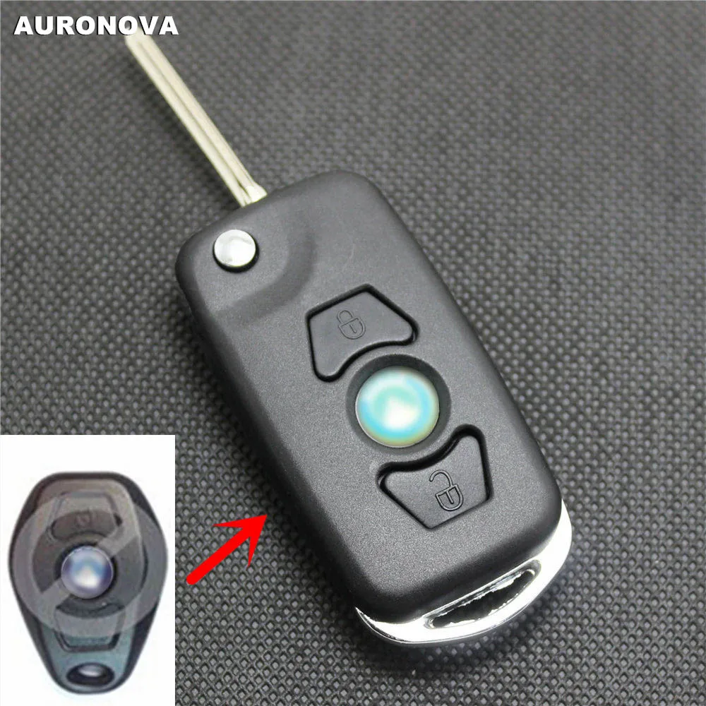 

AURONOVA Flip Folding Key Shell for GEELY Ziyoujian Free Cruiser 3 Buttons Modified Remote Car Key Case With Blade 2