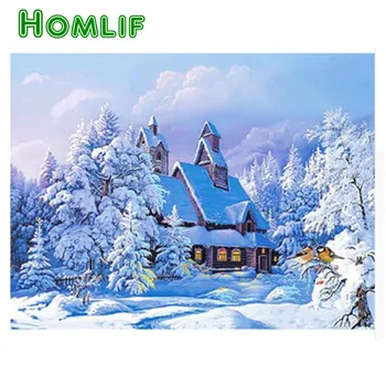 

Diamond Painting Scenic Pictures Of Rhinestones 5D Diamond Embroidery Hobbies And Crafts Material Handmade Mosaic Christmas gift