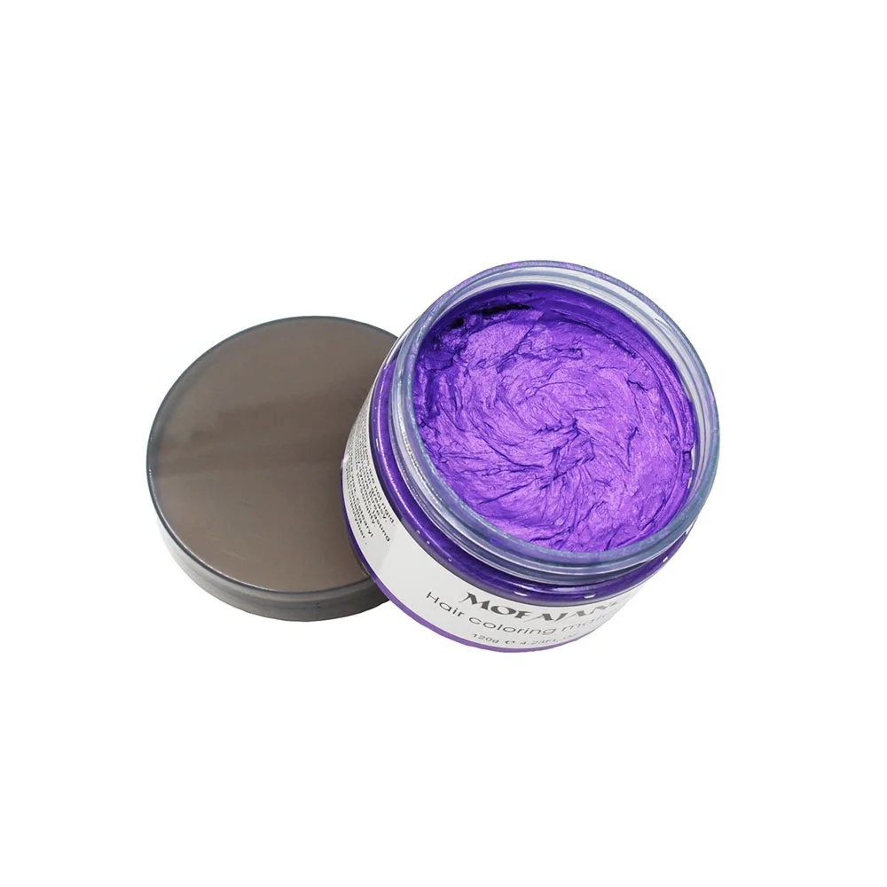 Purple hair wax 01