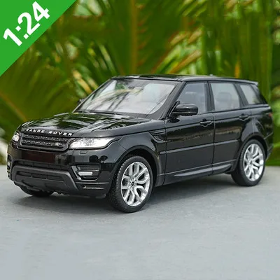Высокое качество, 1:24, новая модель внедорожных легкосплавных автомобилей, высокая имитация литья под давлением, улучшенная коллекция моделей - Цвет: Черный