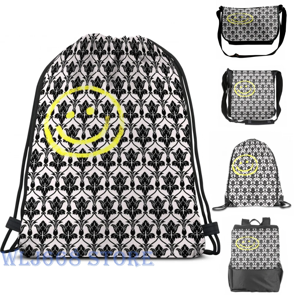 Забавные сумки через плечо с графическим принтом женский рюкзак на одно дорожная