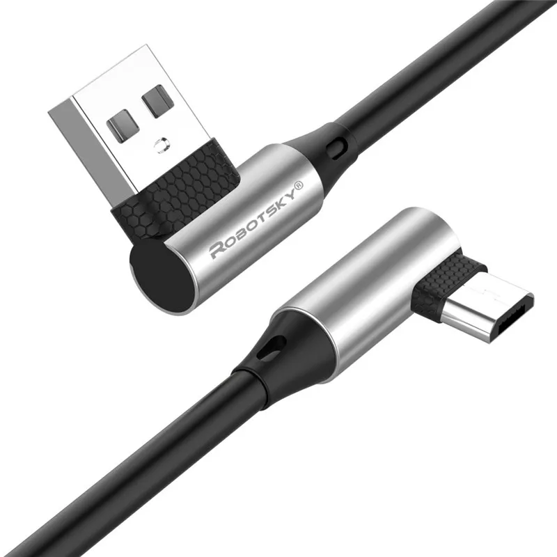 

For iPhone 6 6S USB Type C Micro USB 90 Degree Fast Charging usb c cable L Type-c 3.1 data Cord Charger For Samsung Xiaomi
