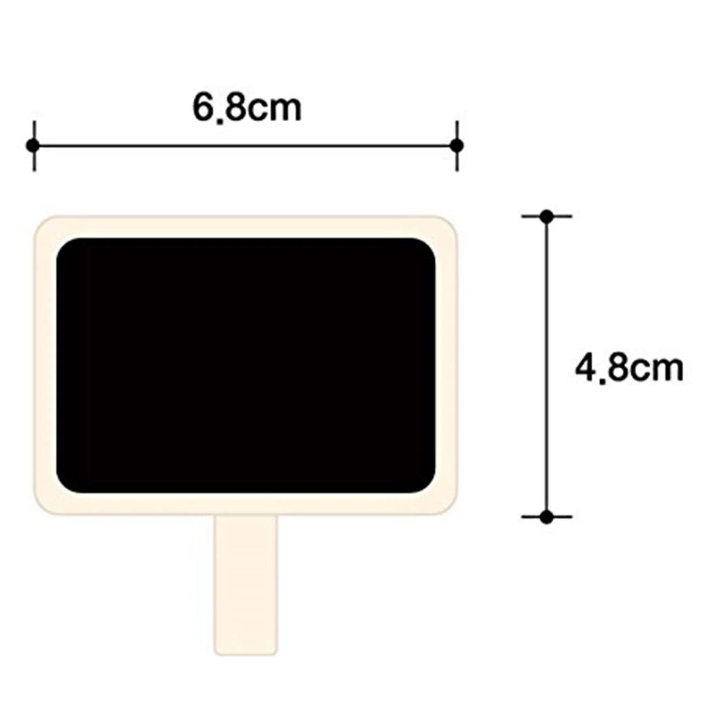 10 шт. мини-зажим на доске слова сообщение доска Декор деревянная доска в форме досок зажим для свадебной вечеринки