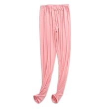 Простые Модальные штаны для сна для женщин; Чистый карамельный цвет; домашние штаны для женщин; повседневные удобные домашние брюки; сезон осень