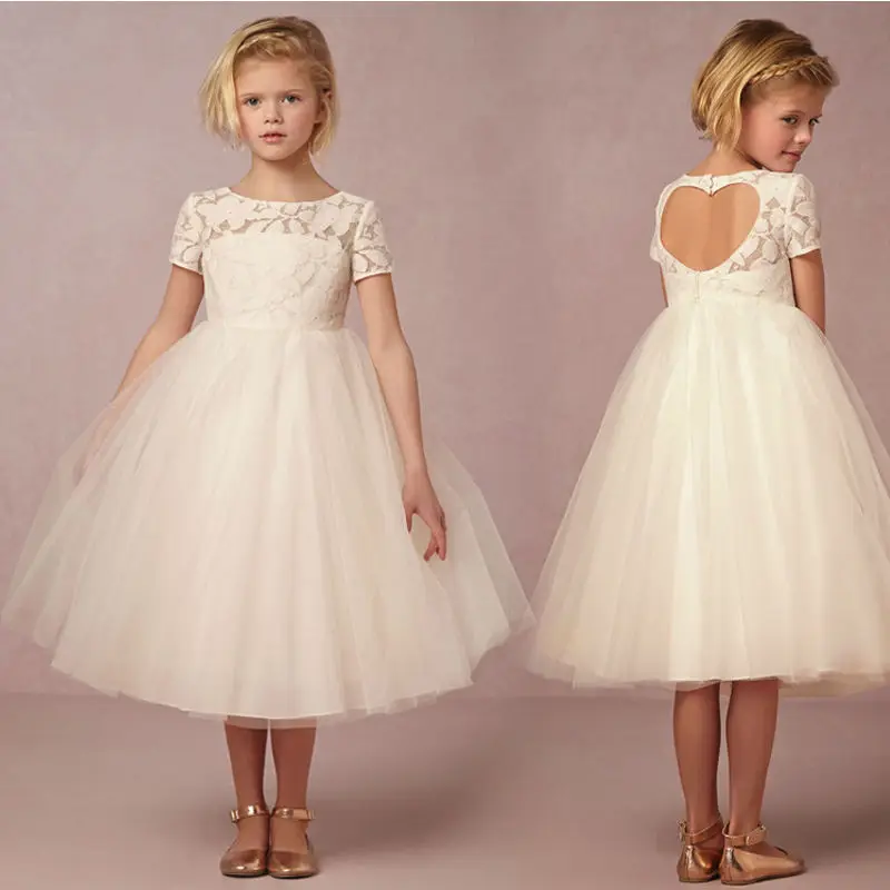 White Flower Girls Dresses For Wedding Gowns Lace vestidos de primera comunion A-Line Communion Dress Mother Daughter Dresses цена White Flower Girls Dresses For Wedding Gowns Lace vestidos de primera comunion A-Line Communion Dress Mother Daughter Dresses цены онлайн
