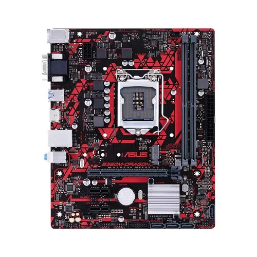 

Asus B360M-DRAGON Desktop Motherboard B360 Socket LGA 1151 For i3 i5 i7 DDR4 32GB USB3.1 HDMI Micro ATX Original Used Mainboard