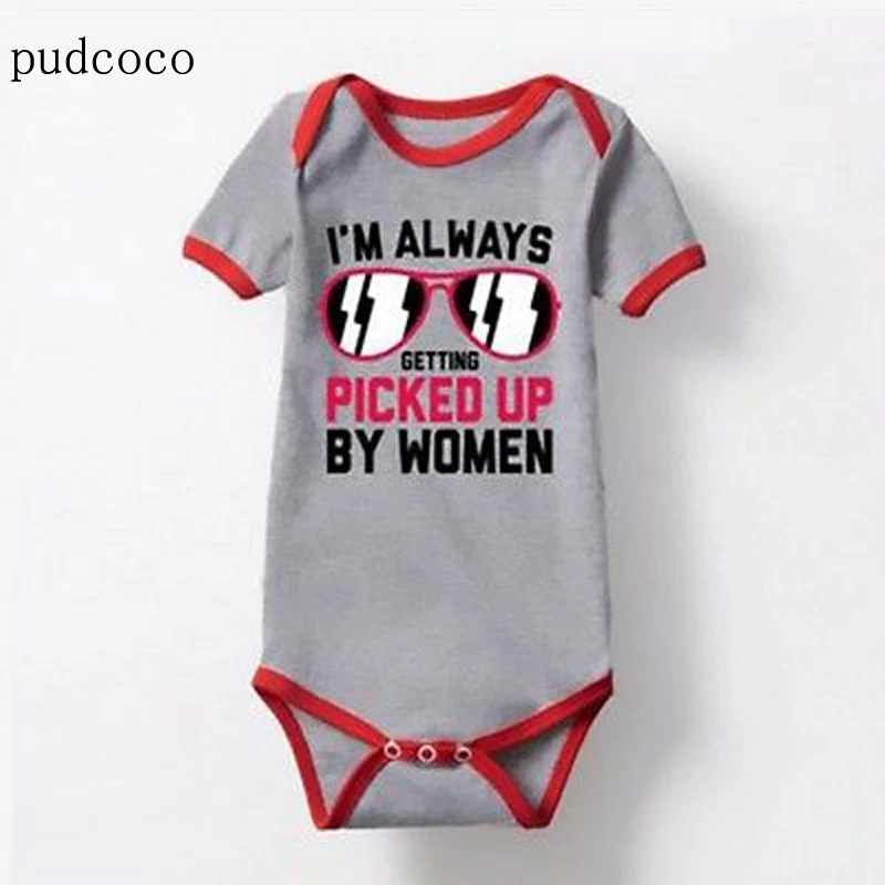 

US STOCK New Summer Baby Kids Infant Bodysuit Boys Eyes Cute Gray Jumpsuit Bodysuit Cotton Clothes Outfit Set