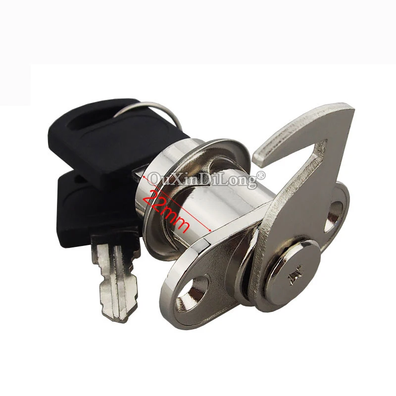 

High Quality 100PCS Metal Blackboard Hook Lock Sliding Door Teaching Podium Desk Lock Chrome Finished w Keys (Keys Alike)