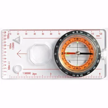 

Baseplate Ruler Map Scale Compass Scouts Camping Hiking