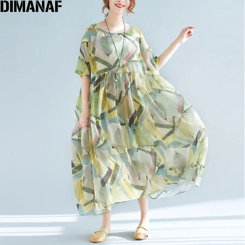 DIMANAF Plus Size font b 2018 b font font b Summer b font Women Chiffon font
