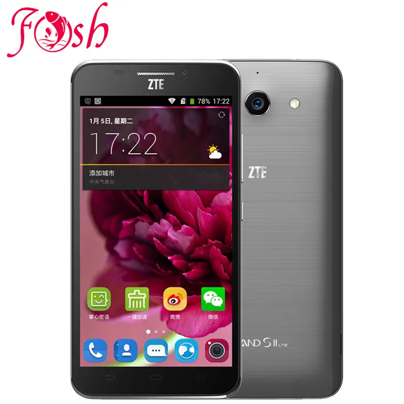 Оригинальный ZTE GRAND S II S291 Snapdragon 801 Процессор 2 ГБ Оперативная память 16 Встроенная