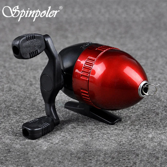 

Red 160g Spincast Fishing Reel With Fishing Line Spinning Casting Reels For Fishing Tackle Tools Size 50mm*110mm Spin Cast Reel