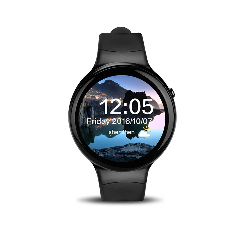 Smartch Smart Watch I4 Waterproof Full Circular AMOLED Screen Support WiFi Video GPS MIC SIM Heart Rate Monitor Alarm Clock For