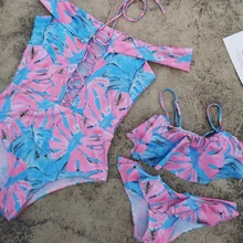Special Bikini Mother Daughter Swimsuits Mommy and Me Swimwear Family Matching Clothes Look Mom and Daughter Bathing Suits Dress mother daughter swimsuits family look mom and daughter swimwear unicorn family matching bathing suit mommy and me bikini clothes