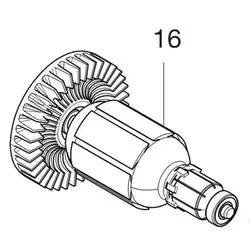 Подлинная арматура для Makita 619284-5 BGD800 DGD800