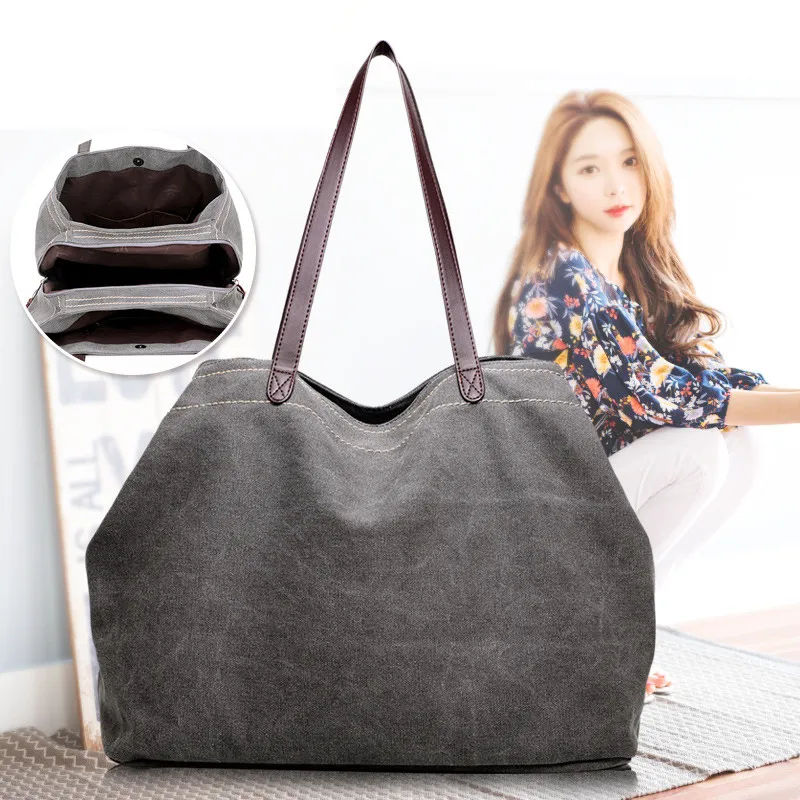 

Women's Outdoor Traveling Portable Storage Sport Gym Bag For Women Fitness Yoga Large Capacity Canvas Sports Yoga Hand Bag