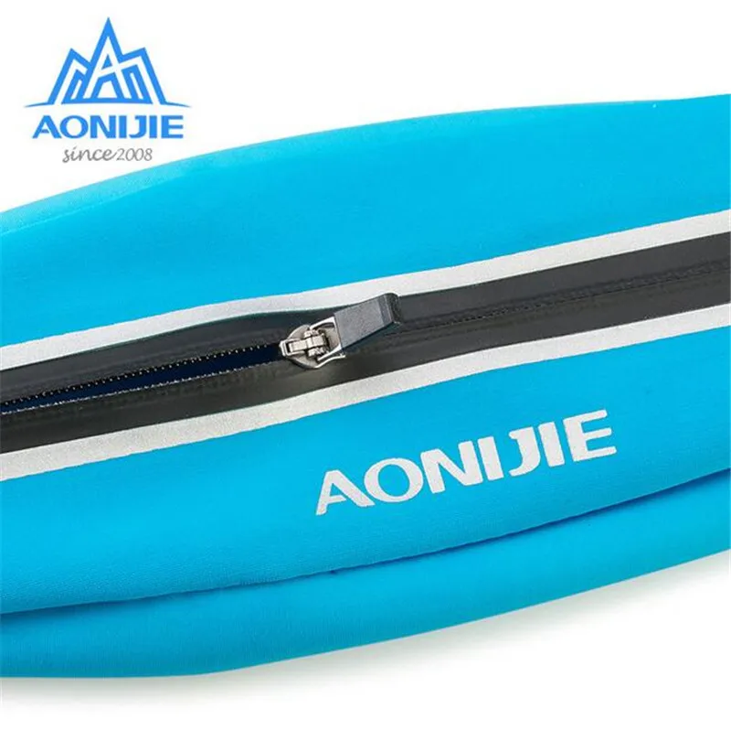 AONIJIE Women Men Outdoor Running Waist Bag Waterproof Phone Holder Jogging Belt Belly Bag Gym Fitness Bag Sport Accessories