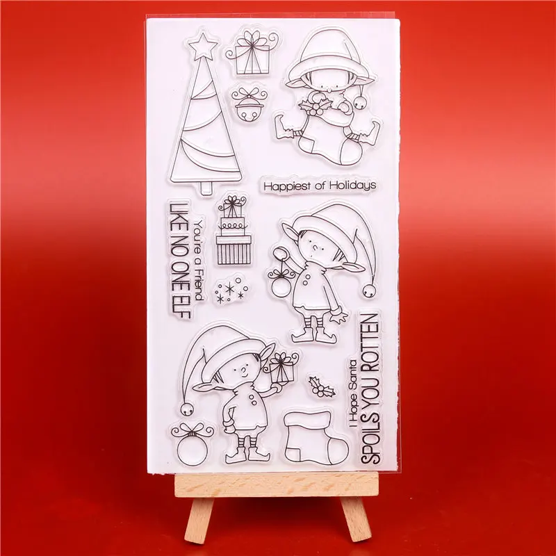 

Transparent Clear Silicone Stamps for DIY Scrapbooking Card Making diy photo Roller album Decorative Stempel