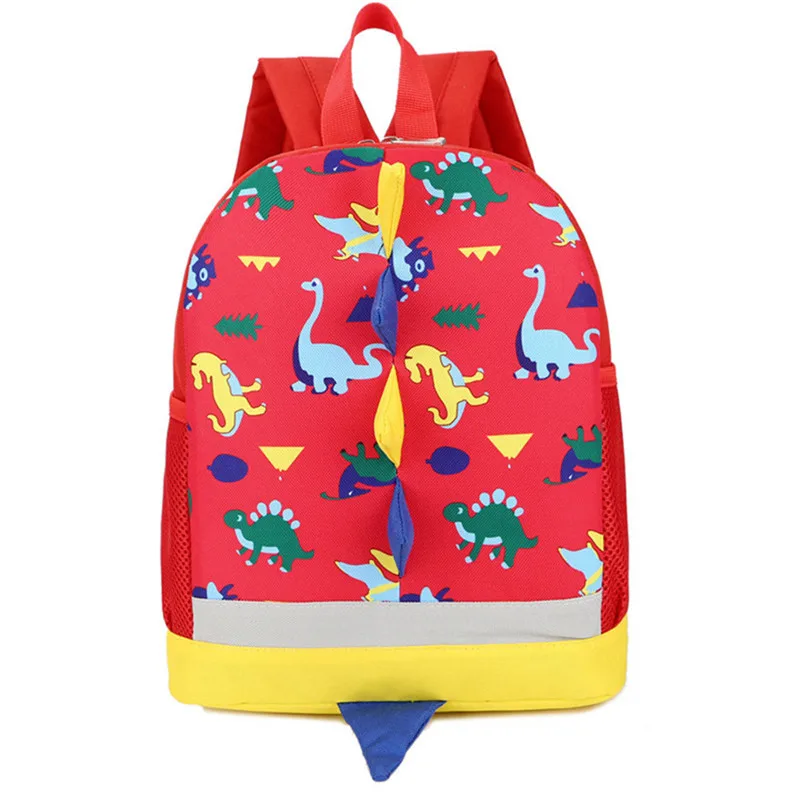 Для маленьких мальчиков и девочек; Детский рюкзак с рисунком динозавра и животных; школьная сумка для малышей;#40