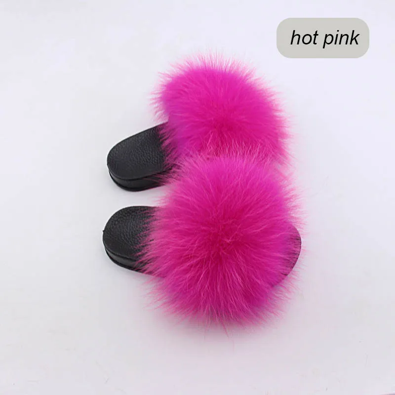 children slippers fox fur (11)